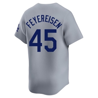 Limited Los Angeles Dodgers J.P. Feyereisen Away Jersey - Gray