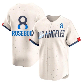 Limited Los Angeles Dodgers John Roseboro 2024 City Connect Jersey - Cream