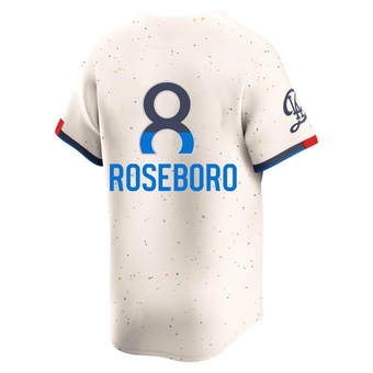 Limited Los Angeles Dodgers John Roseboro 2024 City Connect Jersey - Cream