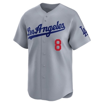 Limited Los Angeles Dodgers John Roseboro Away Jersey - Gray