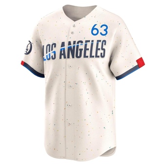 Limited Los Angeles Dodgers Kyle Hurt 2024 City Connect Jersey - Cream