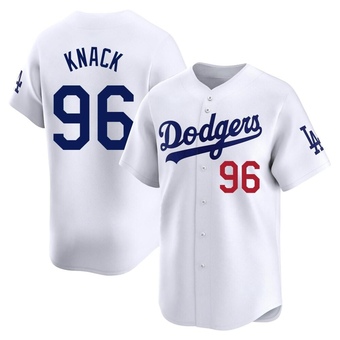 Limited Los Angeles Dodgers Landon Knack Home Jersey - White