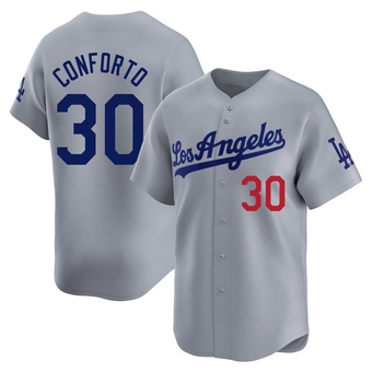 Limited Los Angeles Dodgers Michael Conforto Away Jersey - Gray