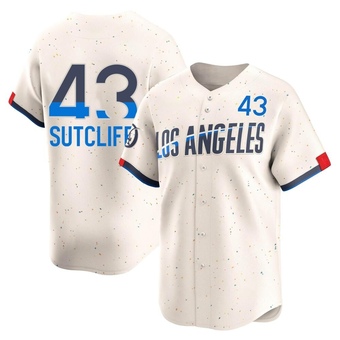 Limited Los Angeles Dodgers Rick Sutcliffe 2024 City Connect Jersey - Cream