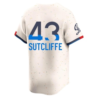 Limited Los Angeles Dodgers Rick Sutcliffe 2024 City Connect Jersey - Cream