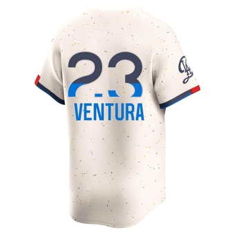 Limited Los Angeles Dodgers Robin Ventura 2024 City Connect Jersey - Cream