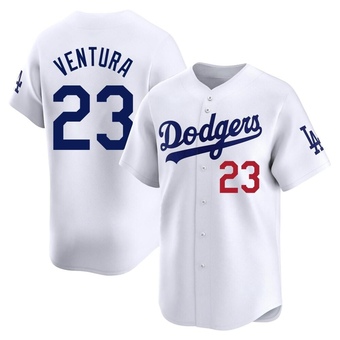 Limited Los Angeles Dodgers Robin Ventura Home Jersey - White