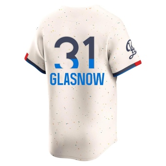 Limited Los Angeles Dodgers Tyler Glasnow 2024 City Connect Jersey - Cream