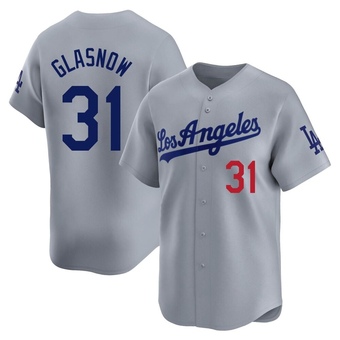 Limited Los Angeles Dodgers Tyler Glasnow Away Jersey - Gray