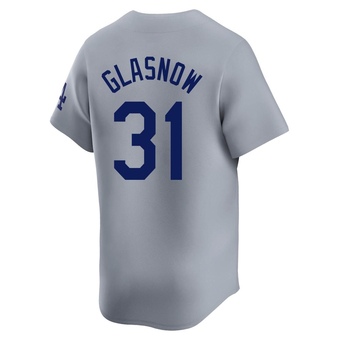 Limited Los Angeles Dodgers Tyler Glasnow Away Jersey - Gray