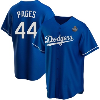 Replica Los Angeles Dodgers Andy Pages Alternate 2024 World Series Jersey - Royal