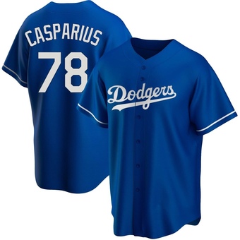 Replica Los Angeles Dodgers Ben Casparius Alternate Jersey - Royal