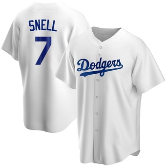 Replica Los Angeles Dodgers Blake Snell Home Jersey - White