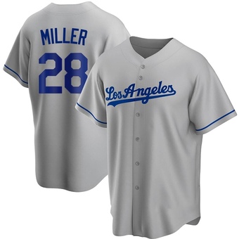 Replica Los Angeles Dodgers Bobby Miller Road Jersey - Gray