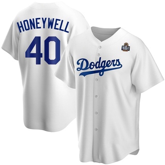 Replica Los Angeles Dodgers Brent Honeywell Home 2024 World Series Jersey - White