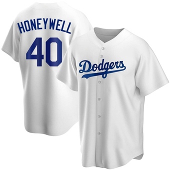 Replica Los Angeles Dodgers Brent Honeywell Home Jersey - White