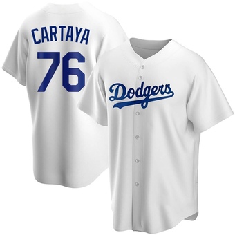 Replica Los Angeles Dodgers Diego Cartaya Home Jersey - White