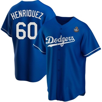 Replica Los Angeles Dodgers Edgardo Henriquez Alternate 2024 World Series Jersey - Royal