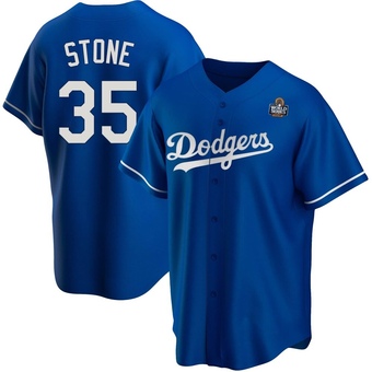 Replica Los Angeles Dodgers Gavin Stone Alternate 2024 World Series Jersey - Royal