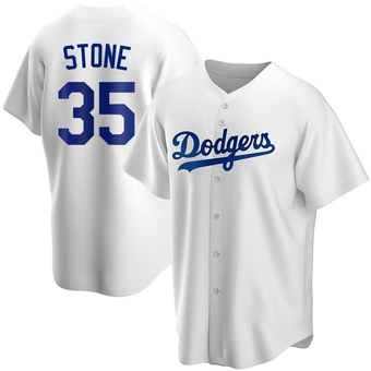 Replica Los Angeles Dodgers Gavin Stone Home Jersey - White