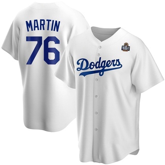 Replica Los Angeles Dodgers J.D. Martin Home 2024 World Series Jersey - White