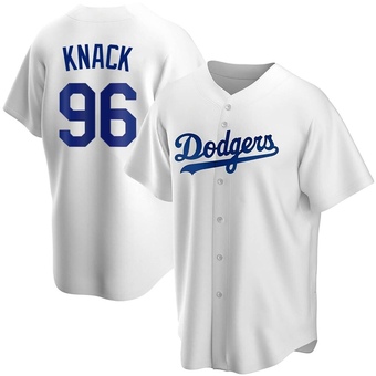 Replica Los Angeles Dodgers Landon Knack Home Jersey - White