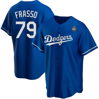 Replica Los Angeles Dodgers Nick Frasso Alternate 2024 World Series Jersey - Royal