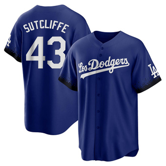 Replica Los Angeles Dodgers Rick Sutcliffe 2021 City Connect Jersey - Royal