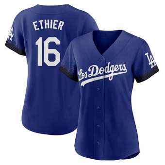 Women's Authentic Los Angeles Dodgers Andre Ethier 2021 City Connect Jersey - Royal