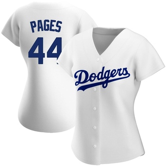 Women's Authentic Los Angeles Dodgers Andy Pages Home Jersey - White