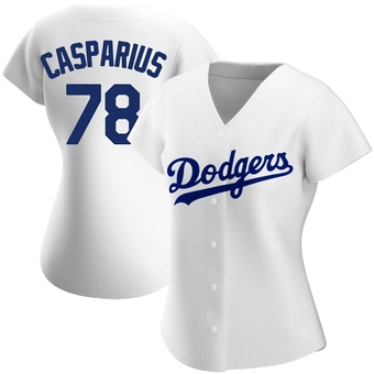 Women's Authentic Los Angeles Dodgers Ben Casparius Home Jersey - White