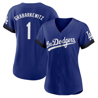 Women's Authentic Los Angeles Dodgers Billy Grabarkewitz 2021 City Connect Jersey - Royal