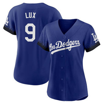 Women's Authentic Los Angeles Dodgers Gavin Lux 2021 City Connect Jersey - Royal