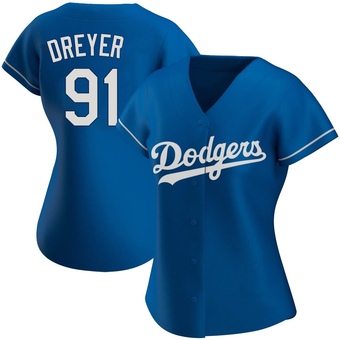 Women's Authentic Los Angeles Dodgers Jack Dreyer Alternate Jersey - Royal