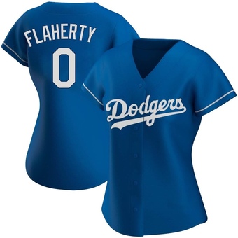 Women's Authentic Los Angeles Dodgers Jack Flaherty Alternate Jersey - Royal