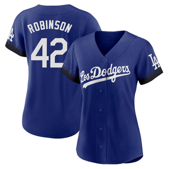 Women's Authentic Los Angeles Dodgers Jackie Robinson 2021 City Connect Jersey - Royal