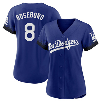 Women's Authentic Los Angeles Dodgers John Roseboro 2021 City Connect Jersey - Royal