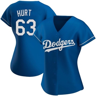 Women's Authentic Los Angeles Dodgers Kyle Hurt Alternate Jersey - Royal