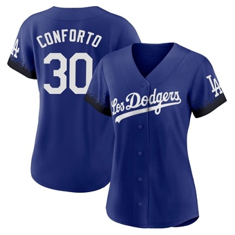 Women's Authentic Los Angeles Dodgers Michael Conforto 2021 City Connect Jersey - Royal