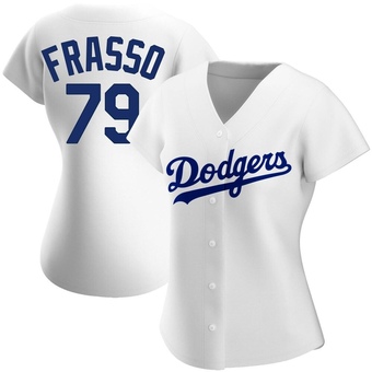 Women's Authentic Los Angeles Dodgers Nick Frasso Home Jersey - White