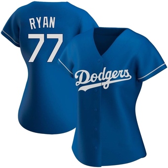 Women's Authentic Los Angeles Dodgers River Ryan Alternate Jersey - Royal