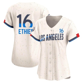 Women's Limited Los Angeles Dodgers Andre Ethier 2024 City Connect Jersey - Cream