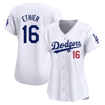 Women's Limited Los Angeles Dodgers Andre Ethier Home Jersey - White