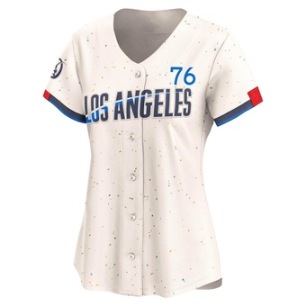 Women's Limited Los Angeles Dodgers J.D. Martin 2024 City Connect Jersey - Cream