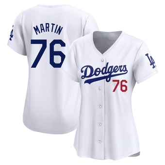 Women's Limited Los Angeles Dodgers J.D. Martin Home Jersey - White