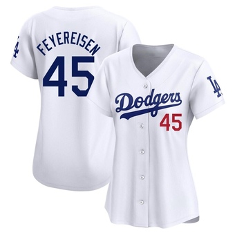 Women's Limited Los Angeles Dodgers J.P. Feyereisen Home Jersey - White