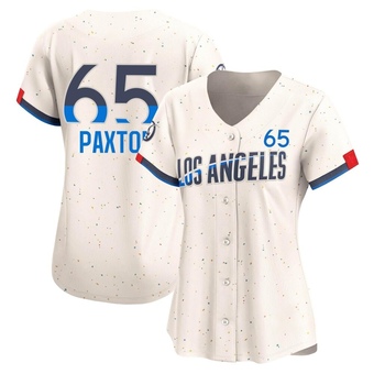 Women's Limited Los Angeles Dodgers James Paxton 2024 City Connect Jersey - Cream