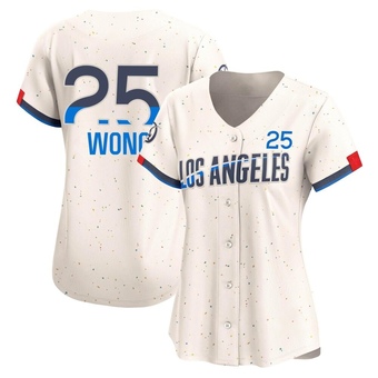 Women's Limited Los Angeles Dodgers Kolten Wong 2024 City Connect Jersey - Cream