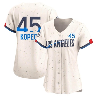 Women's Limited Los Angeles Dodgers Michael Kopech 2024 City Connect Jersey - Cream