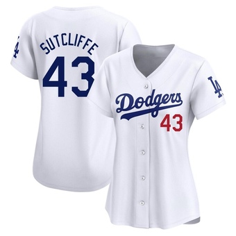 Women's Limited Los Angeles Dodgers Rick Sutcliffe Home Jersey - White